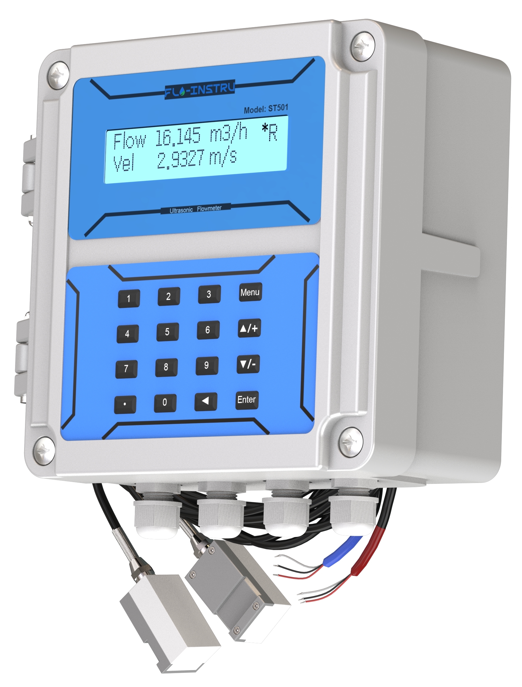 Operations Meter ST501 Ultrasonic Energy Meter with Clear Display Interface and Alarm ...