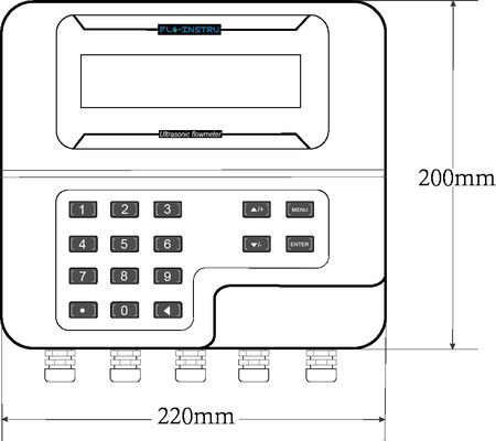 Influent Meter Influent Flow Monitoring Ultrasonic Flow Meter